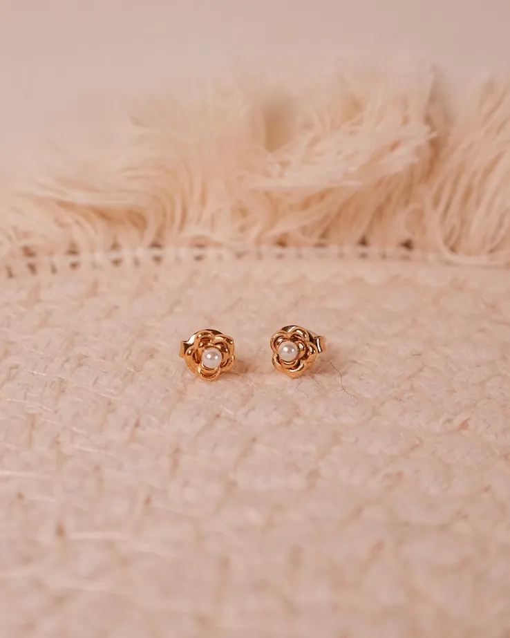 Layered Disc Drop Earrings