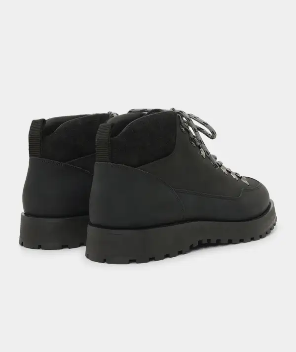 Distressed Leather Ankle Boots