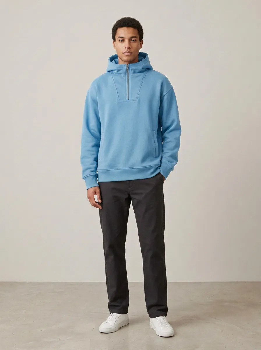Unisex Relaxed Fit Pullover Hoodie