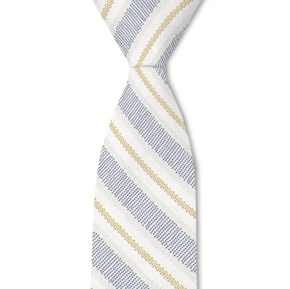 Textured Stripe Pattern Necktie