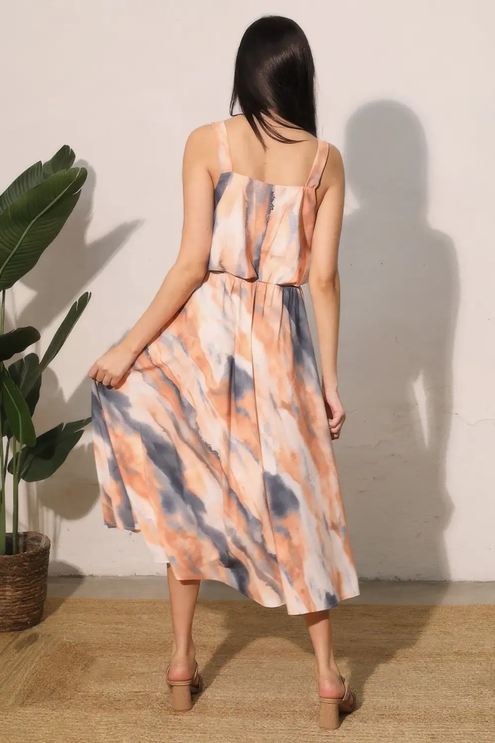 Line Printed Skirt