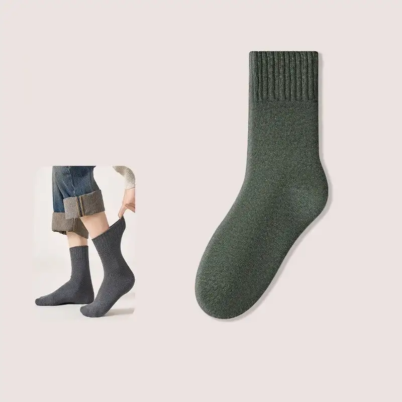 Cozy Thermal Terry Crew Socks