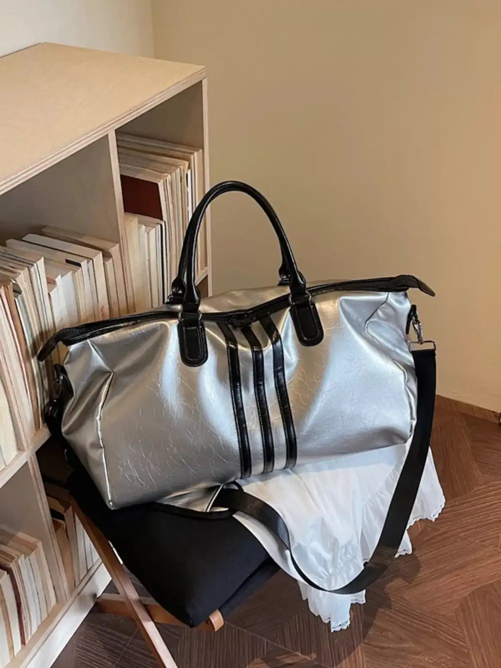 Duffle Three Stripes Duffel Bag