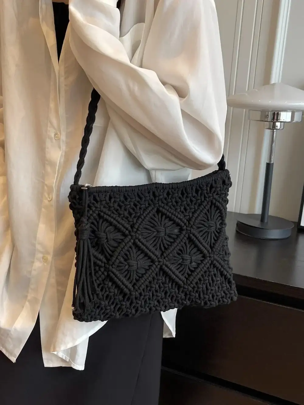 Fabric Minimal Everyday Shoulder Bag