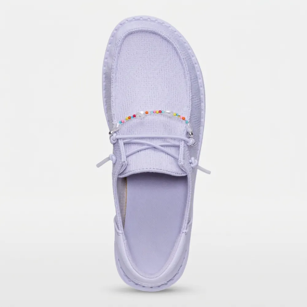 Funk Mesh Beaded Lace Casual Shoes For Women