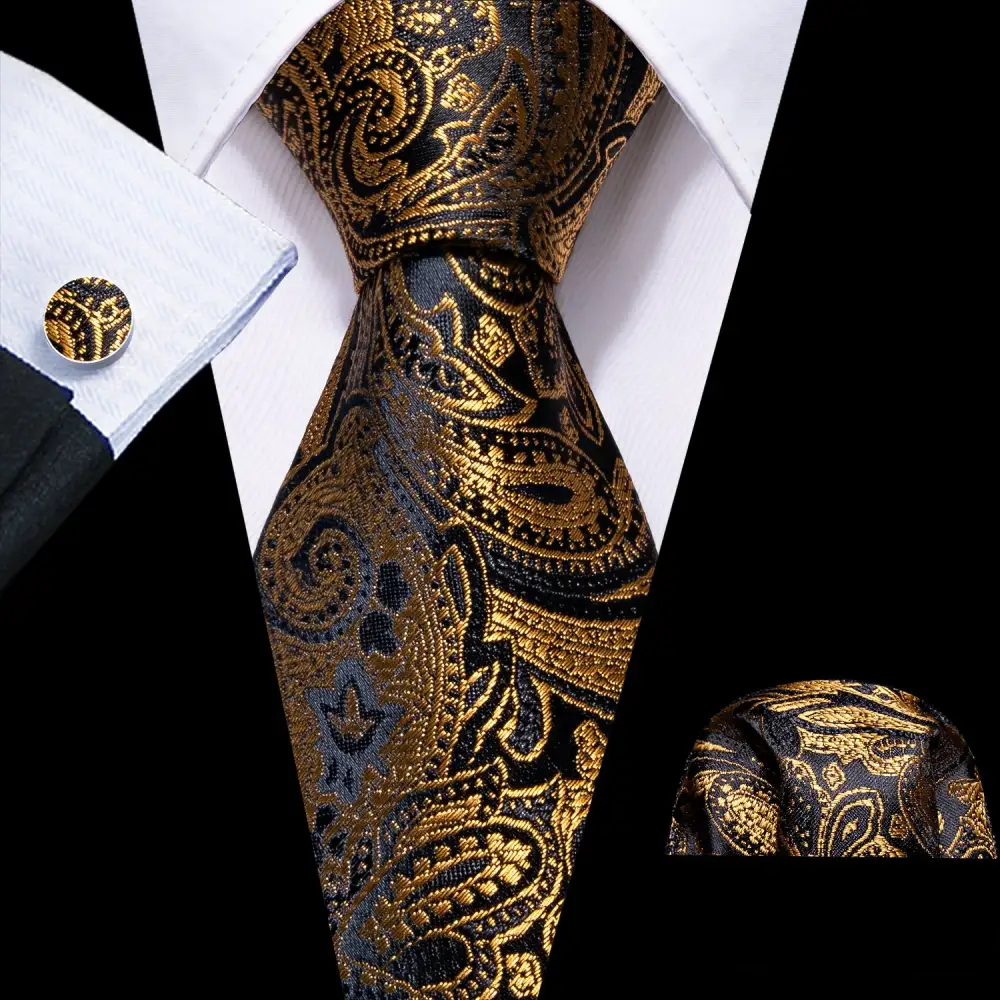 Paisley Silk Necktie Set