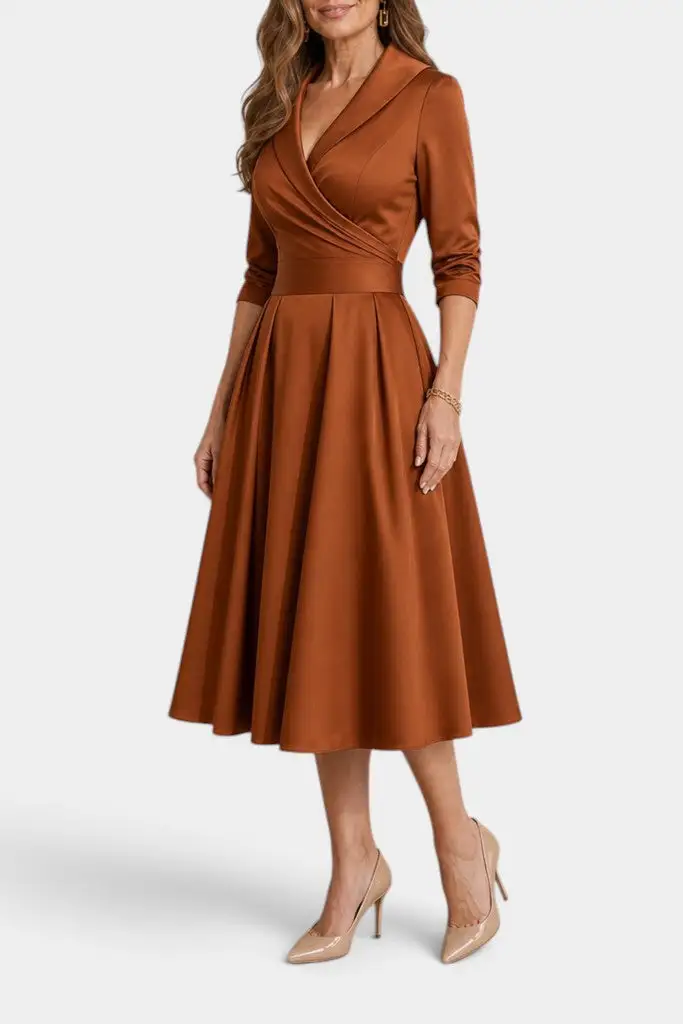 A-Line Midi Dress