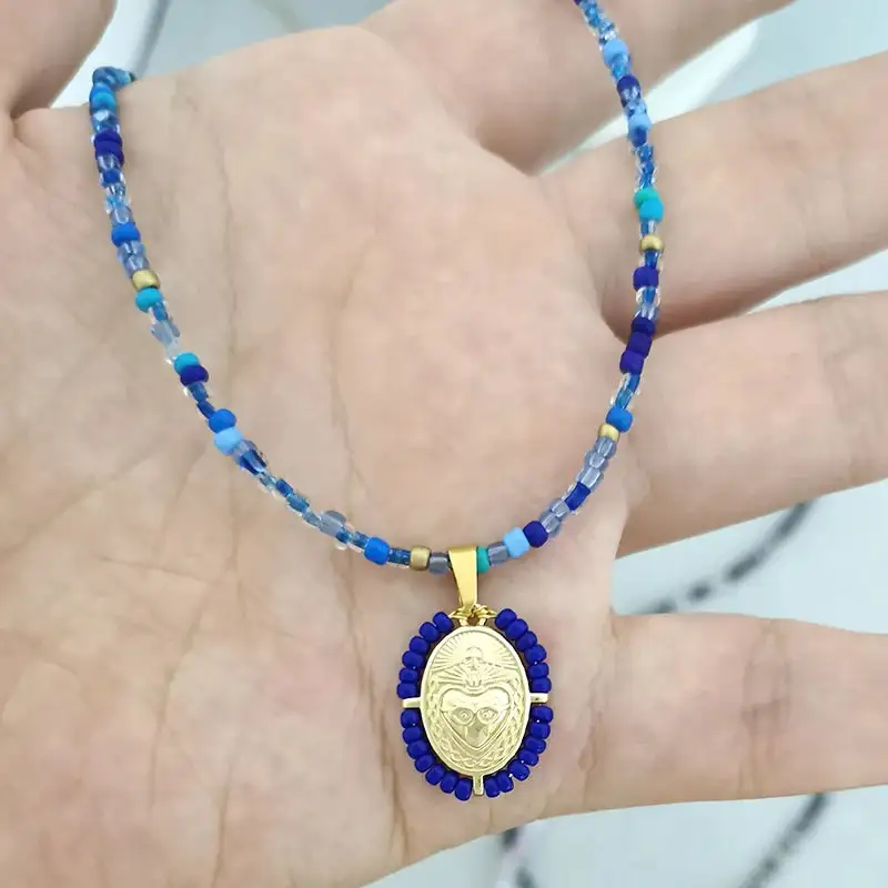Gold Plated Pearl Zirconia Beaded Fashion Necklace