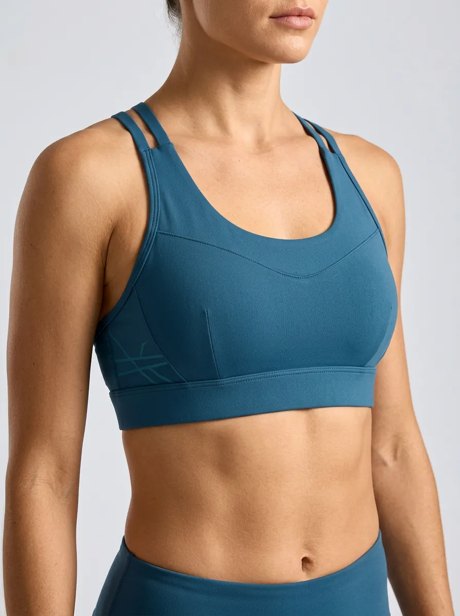 Modern Geometric Daily Wear Women's Sports Bra
