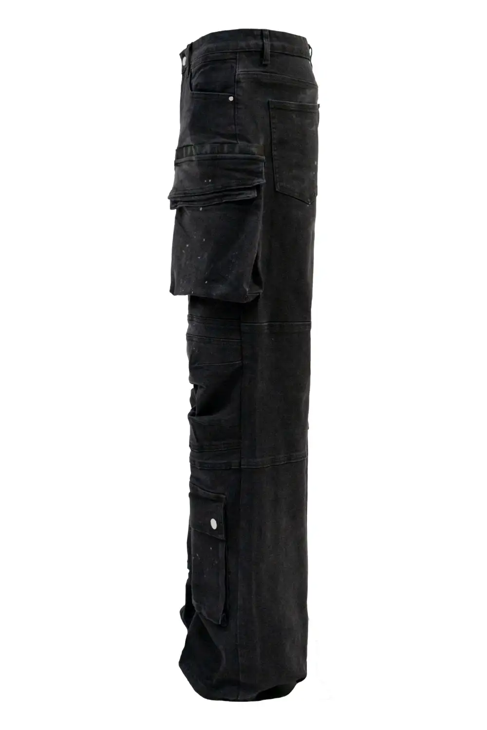 Men's Wide Fit Utility Baggy Denim Pants