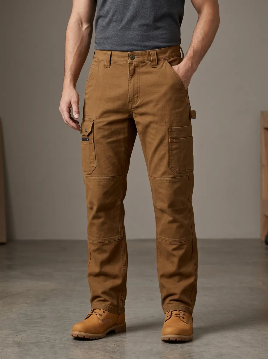 Men's Workshop Multi-Pocket Carpenter Work Pants