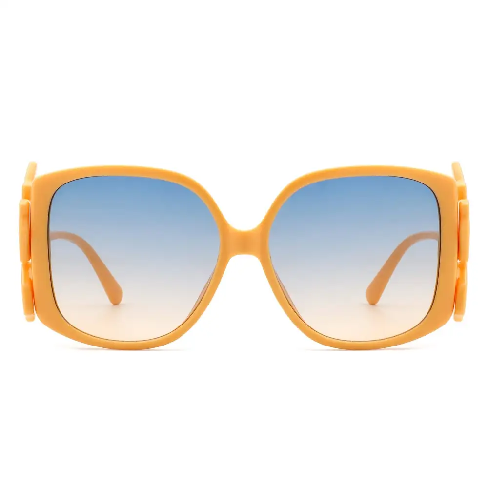 Layered Square Frame Sunglasses