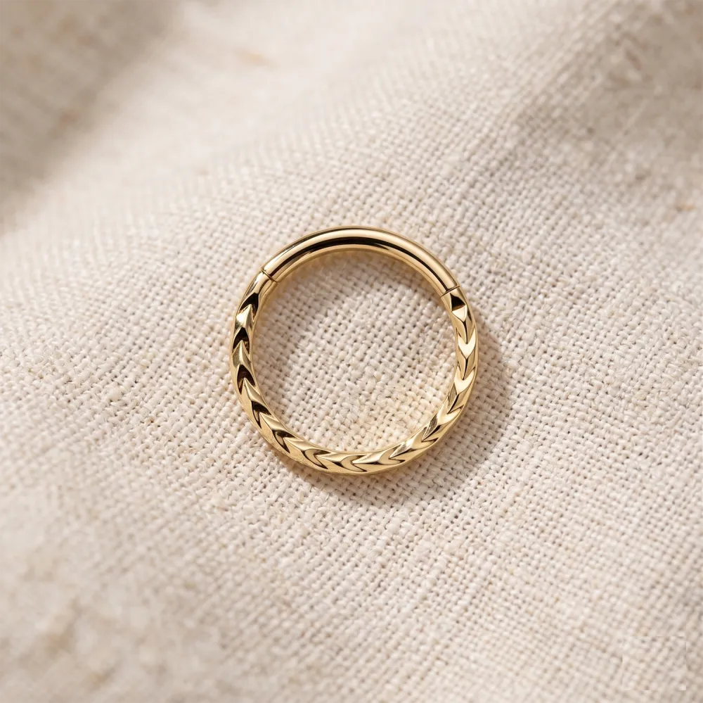 Surgical-Steel Hinged Hoop Ring