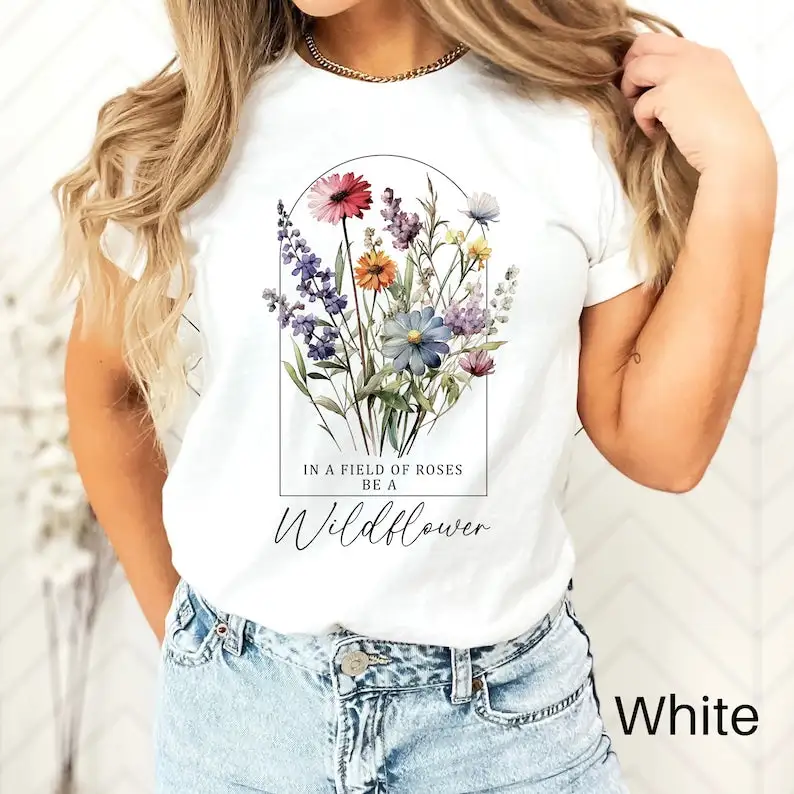 Wildflower Botanical Floral T-Shirt