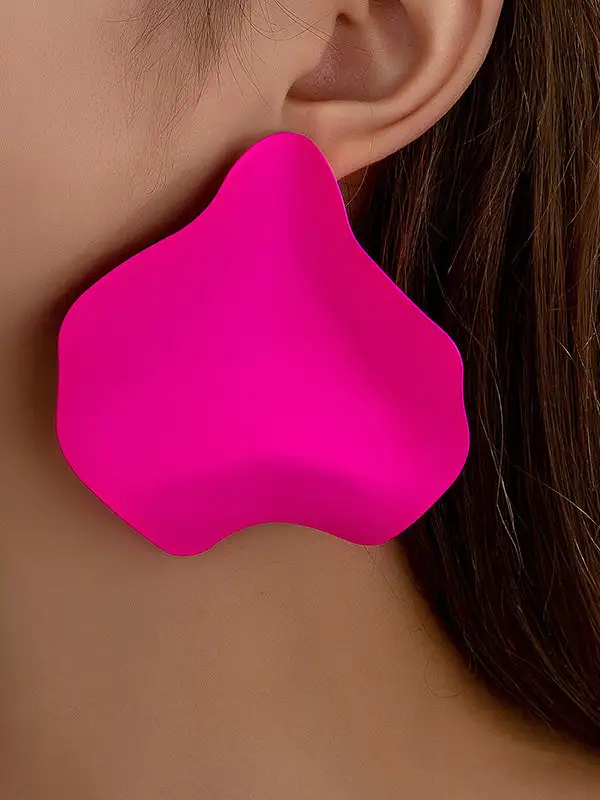 Subtle Petal Drop Earrings