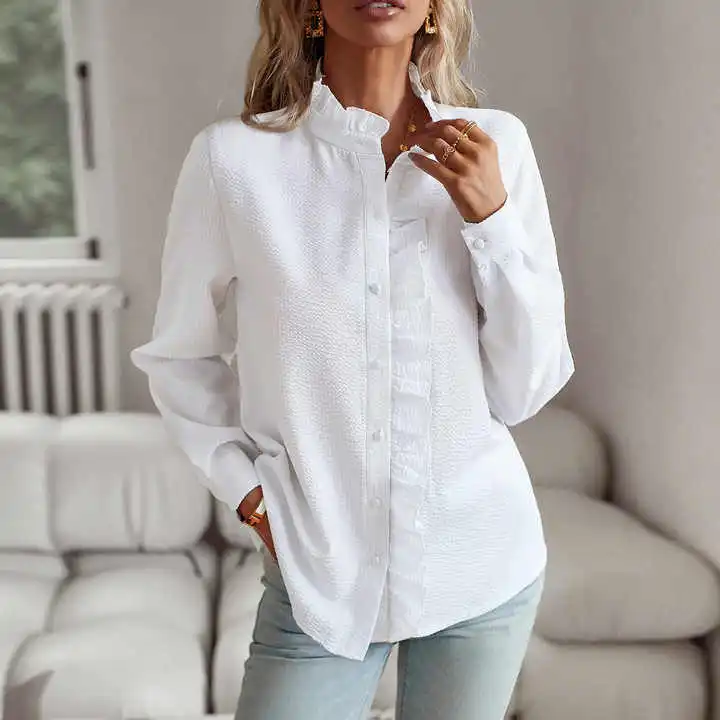 Relaxed Ruffle Shirt