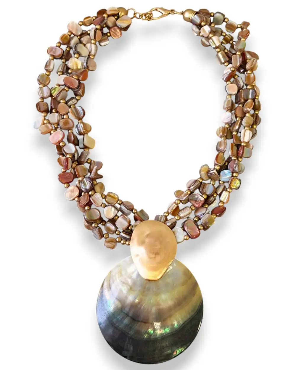 Shell Statement Artisan Necklace