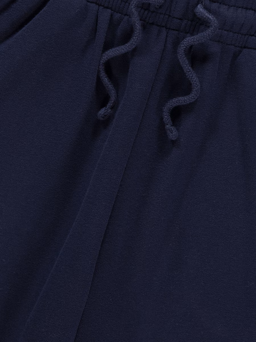 Navy Cuffed Joggers detail 1