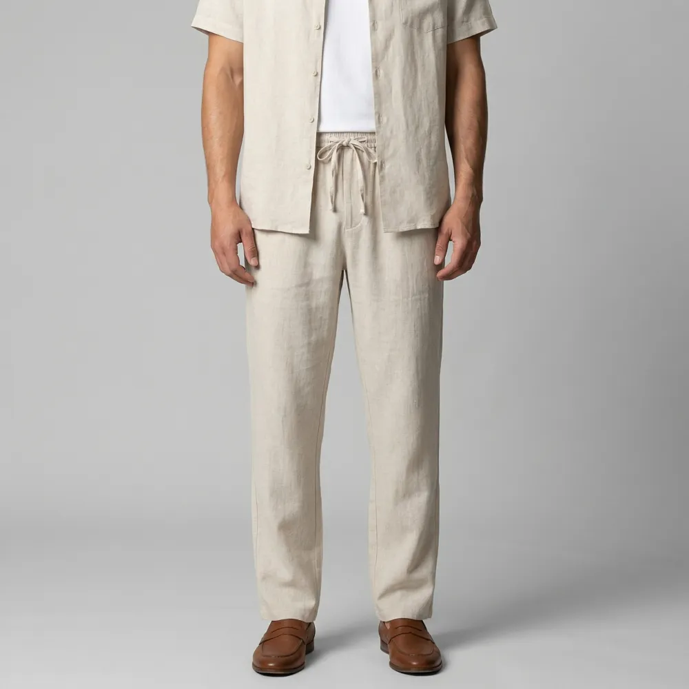 Lightweight Linen Slim Fit Pants