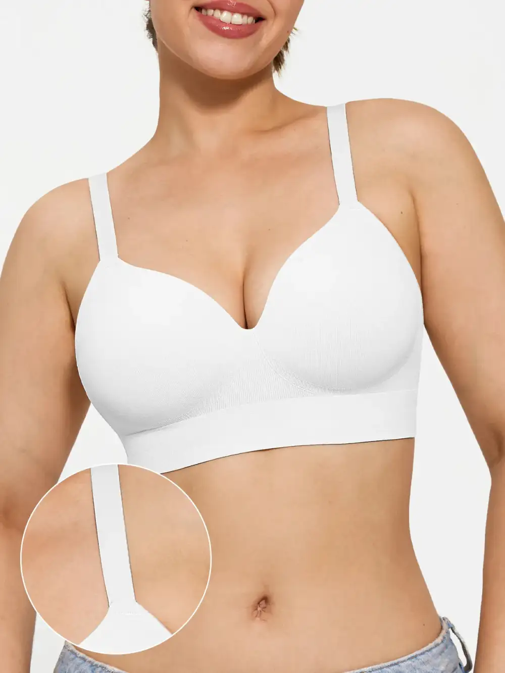 Seamless Wireless Shaping Lift Bra