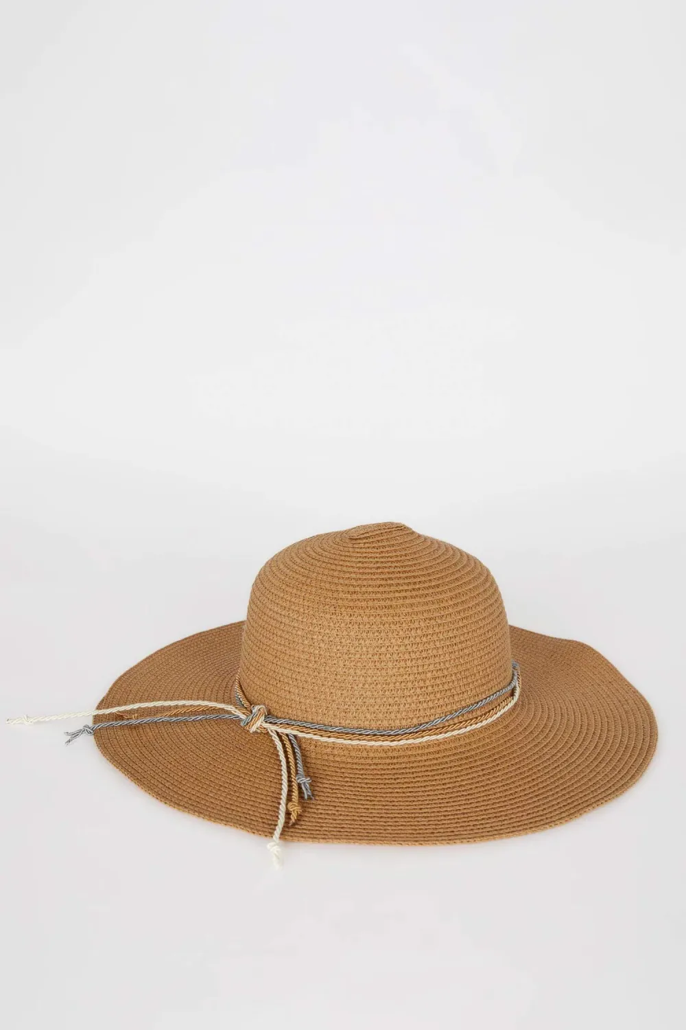 Colorful Woven Ribbon Hat