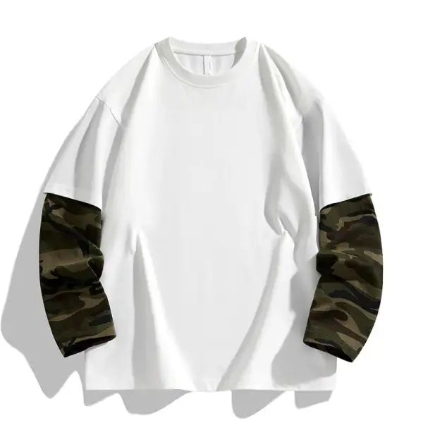 Layered Sleeve Long Sleeve T-Shirt