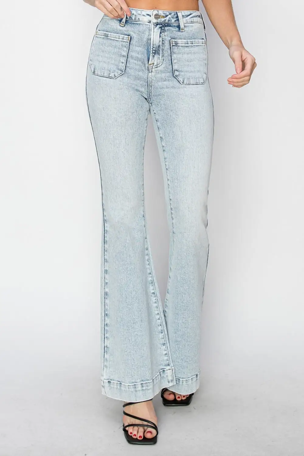Flare Pocketed Jeans