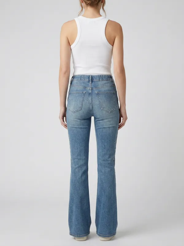 Women's High Waist Casual Denim Jeans