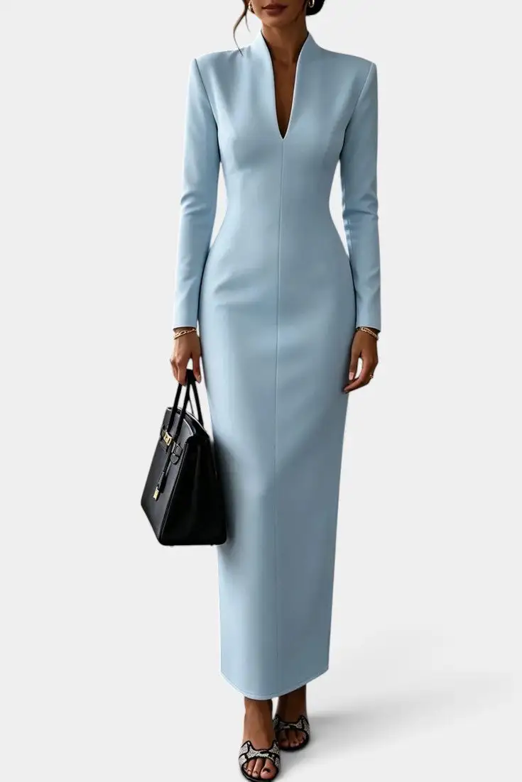 Fitted Maxi Dress