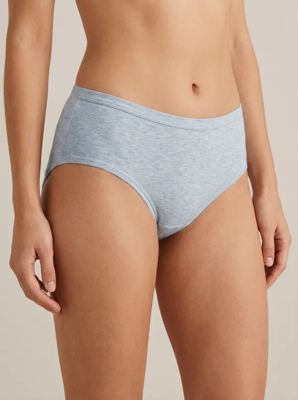 Classic Heathered Minimalist Modern Look Women's Panties