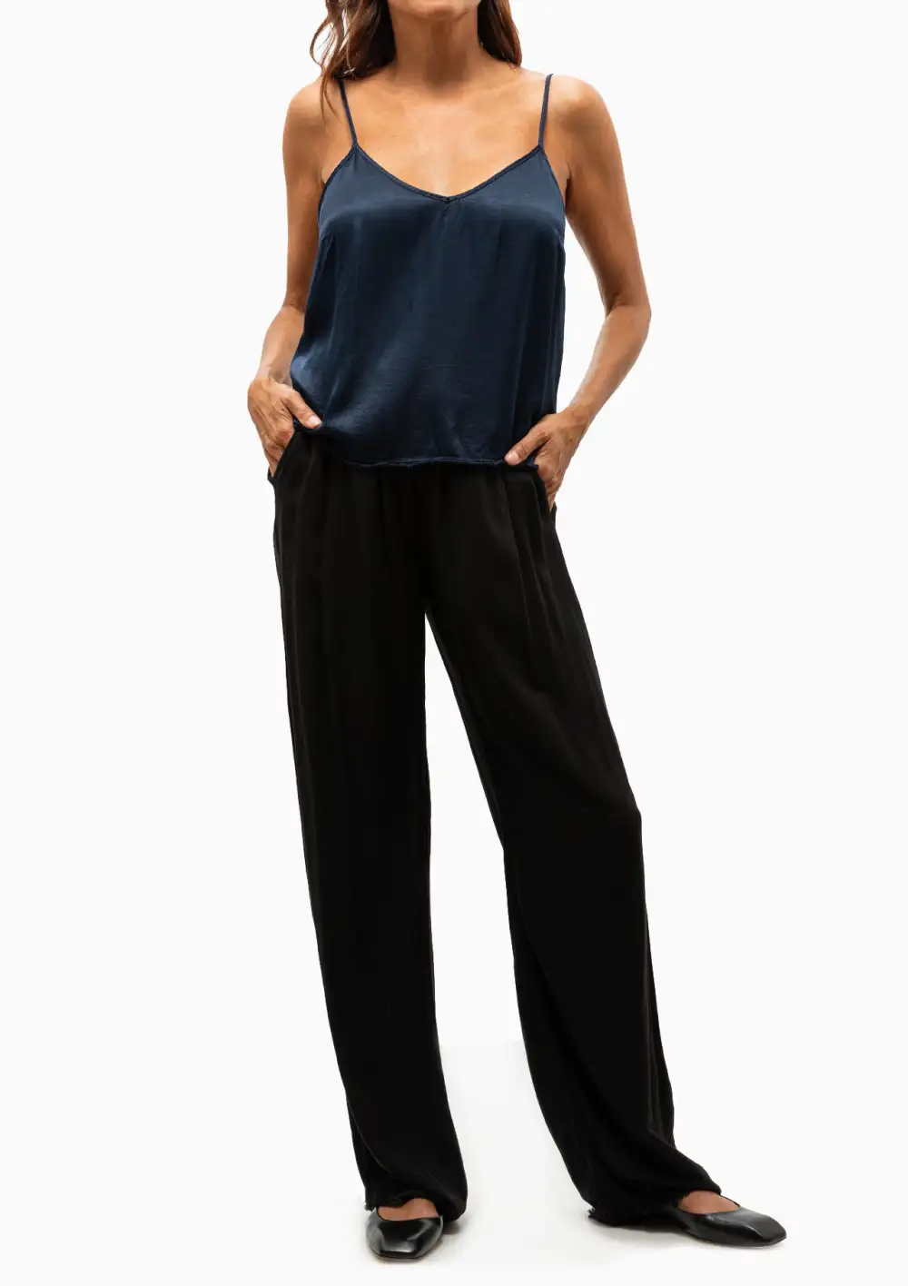 Satin Texture Cami Top