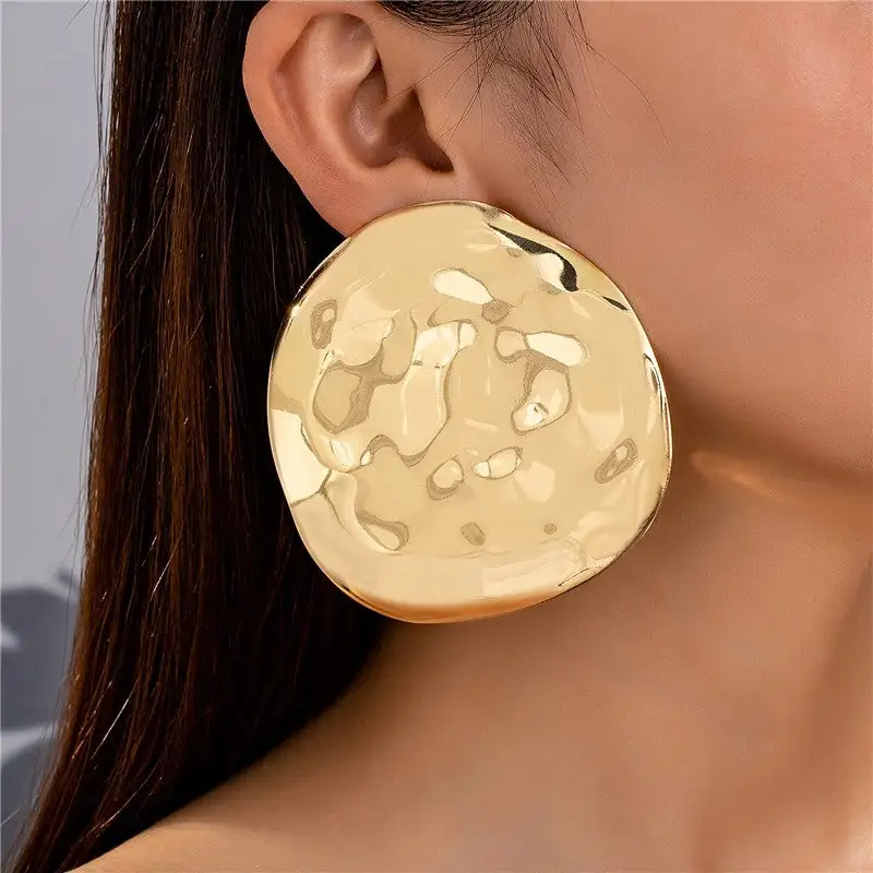 Round Statement Earrings