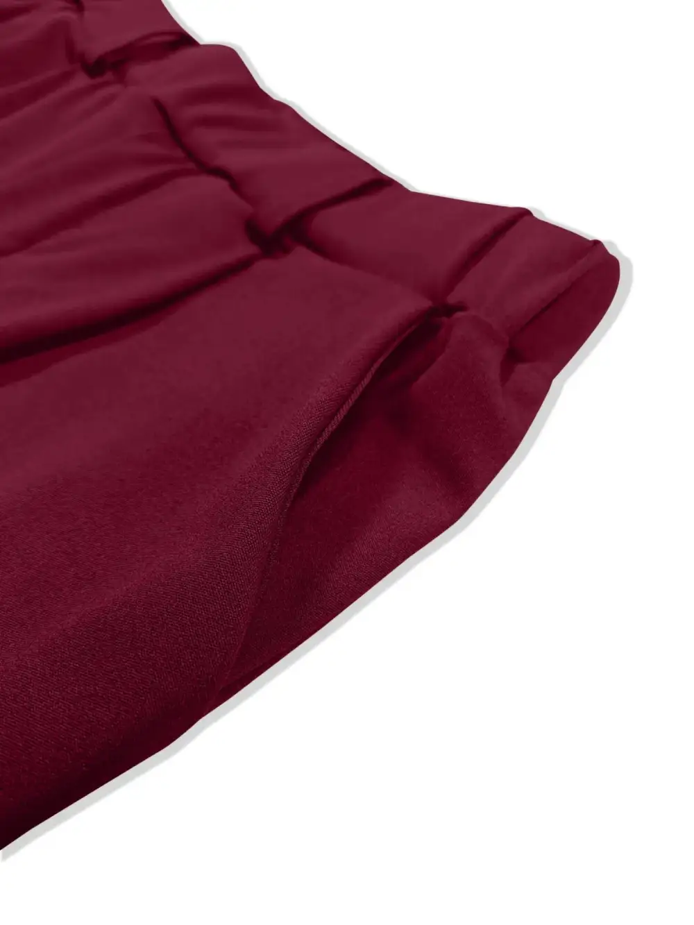 Pleated Detail Pants With Pocket