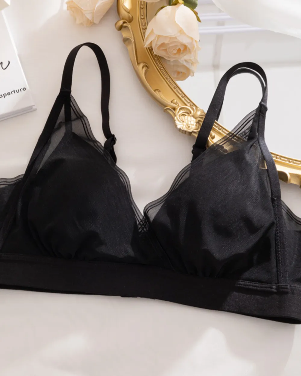 Soft Cup Mesh Bralette