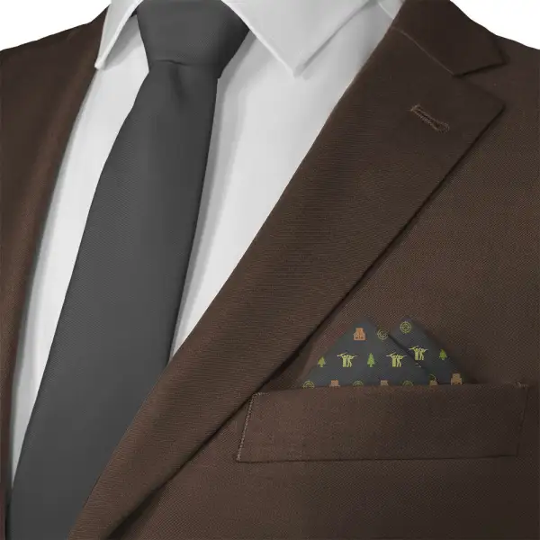 Graceful Distinctive Novelty Hobby Motif Pocket Square