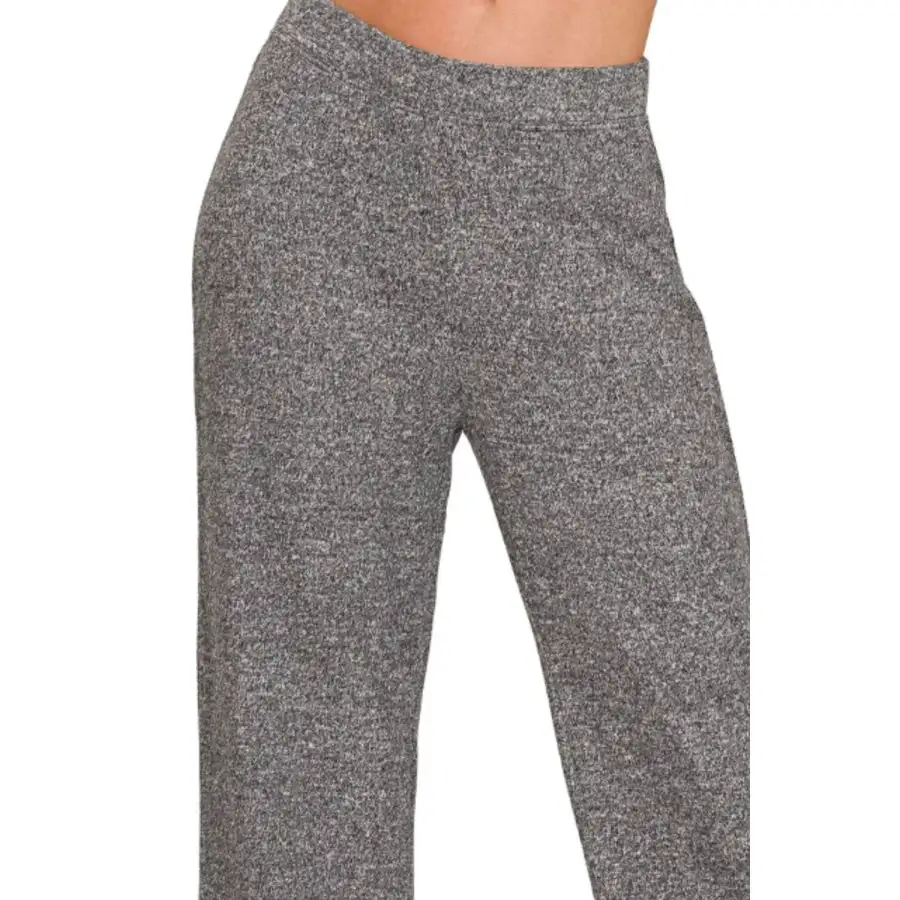 Classic Soft Elastic Waisted Flare Pants