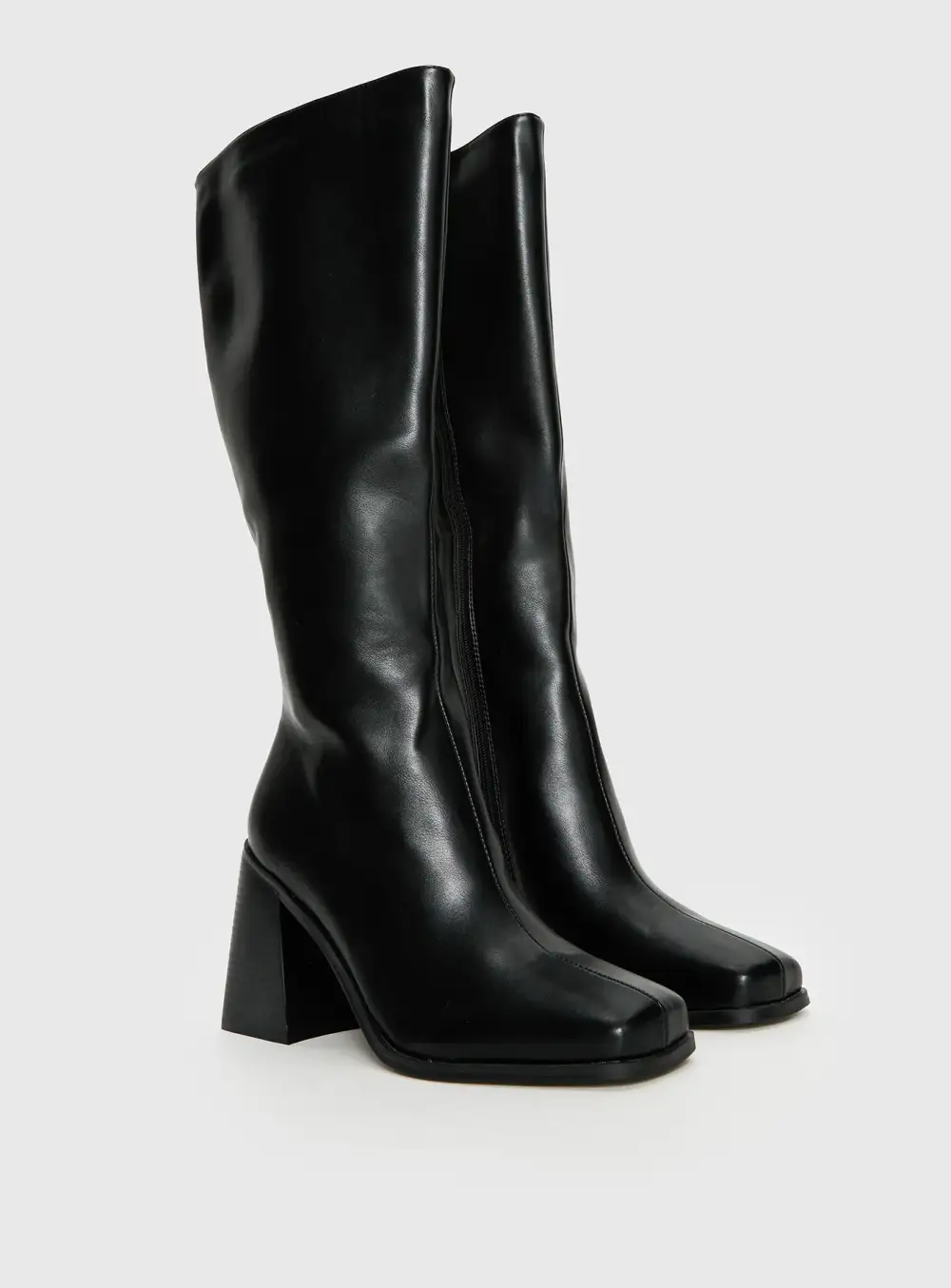 Open Toe Knee High Boots