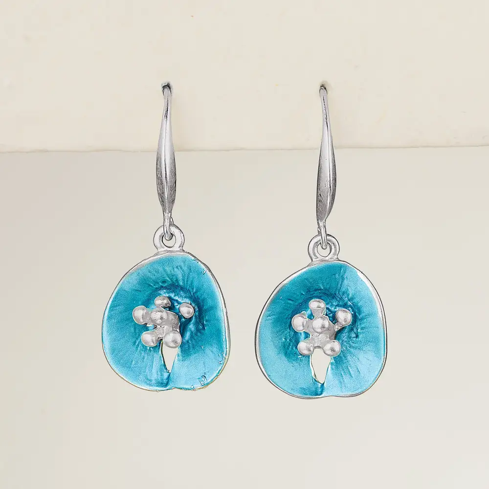Crystal Floral Drop Earrings