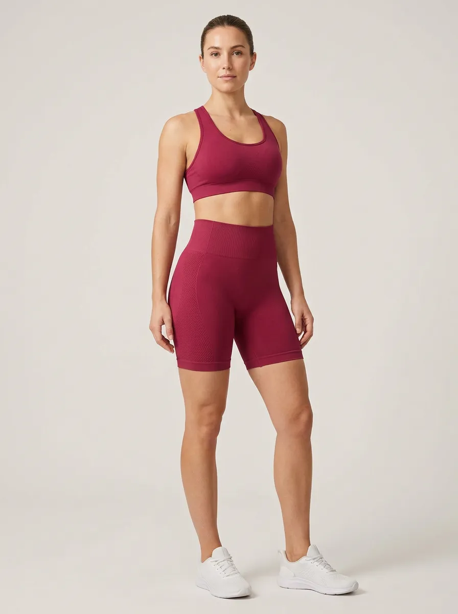 Women's Seamless Workout Active Fitness Shorts