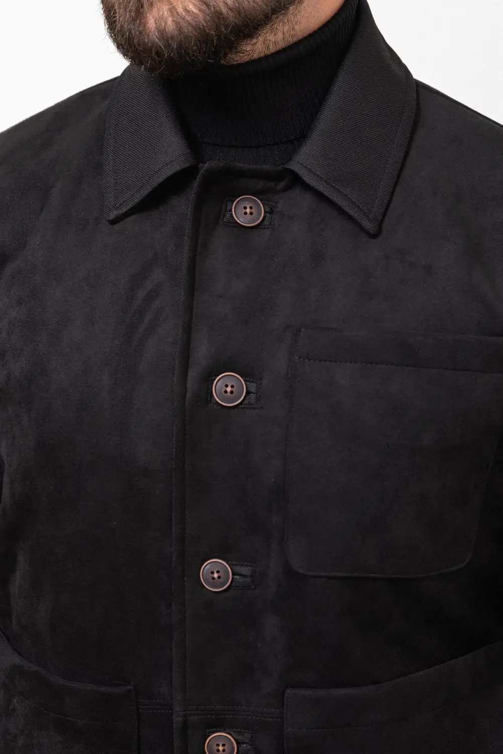 Classic Slim Fit Suede Casual Jacket