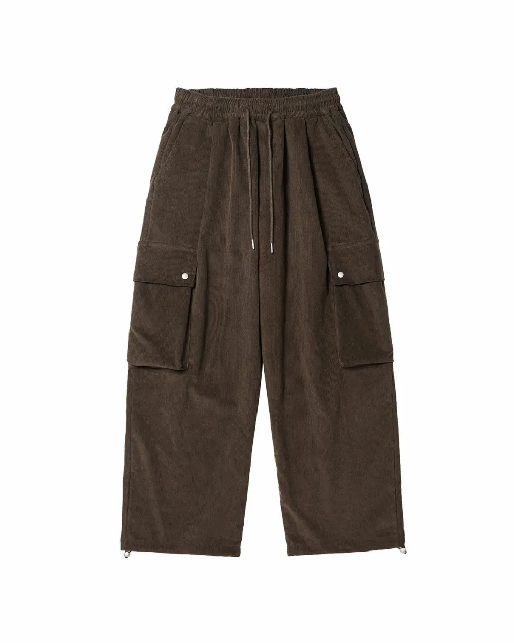 Functional Corduroy Cuffed Relaxed Cargo Pants