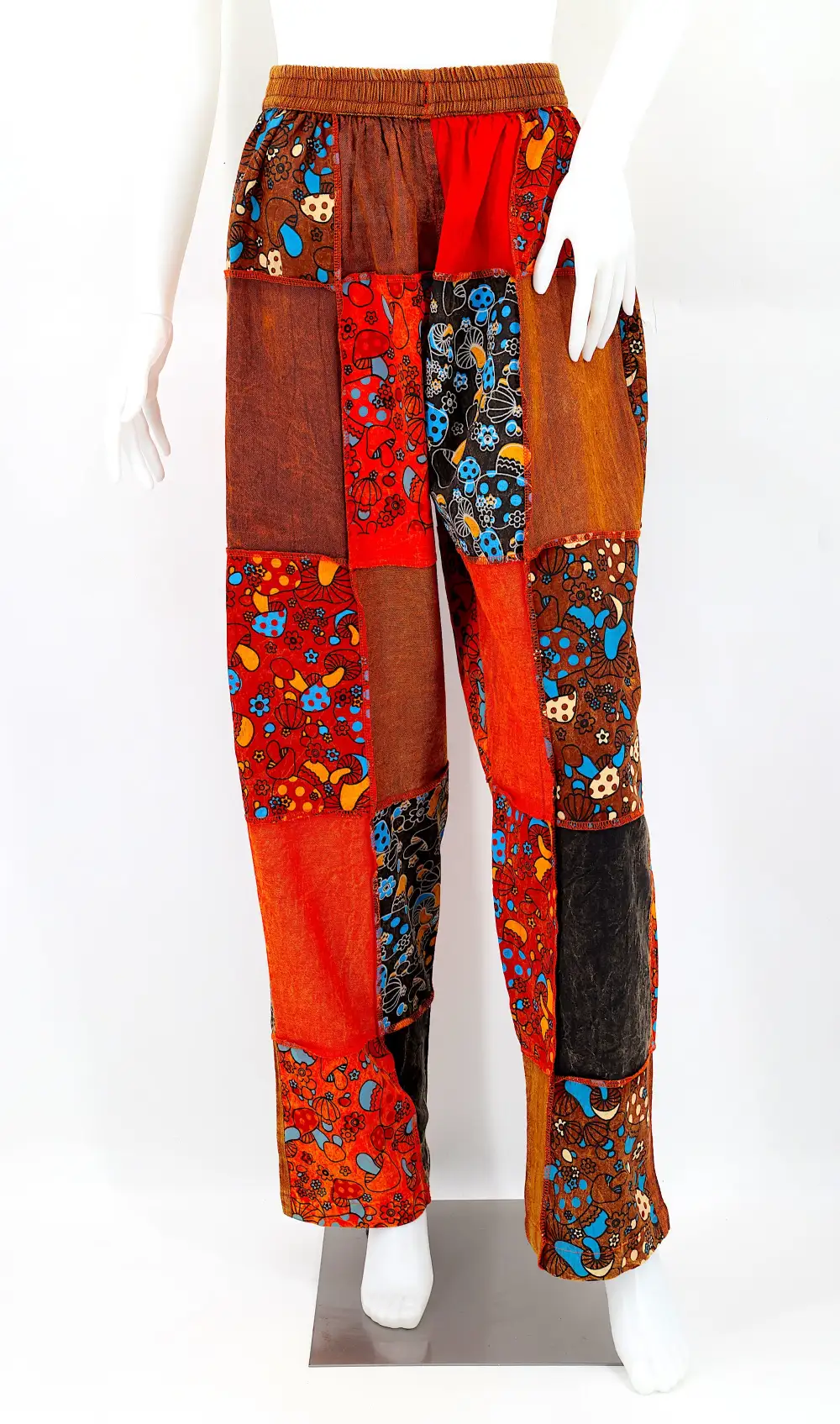 Women's Classic Patchwork Festival Straight Pants
