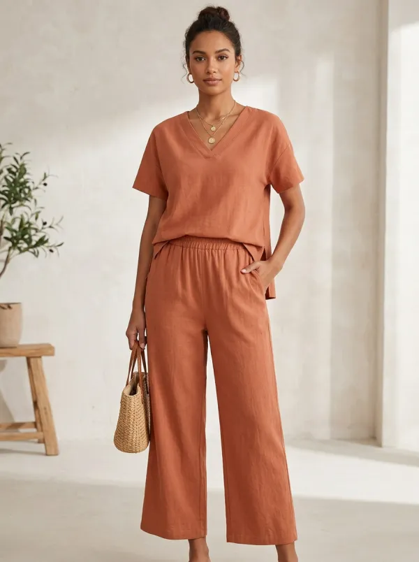 Everyday Layered Women's V-Neck Shirt
