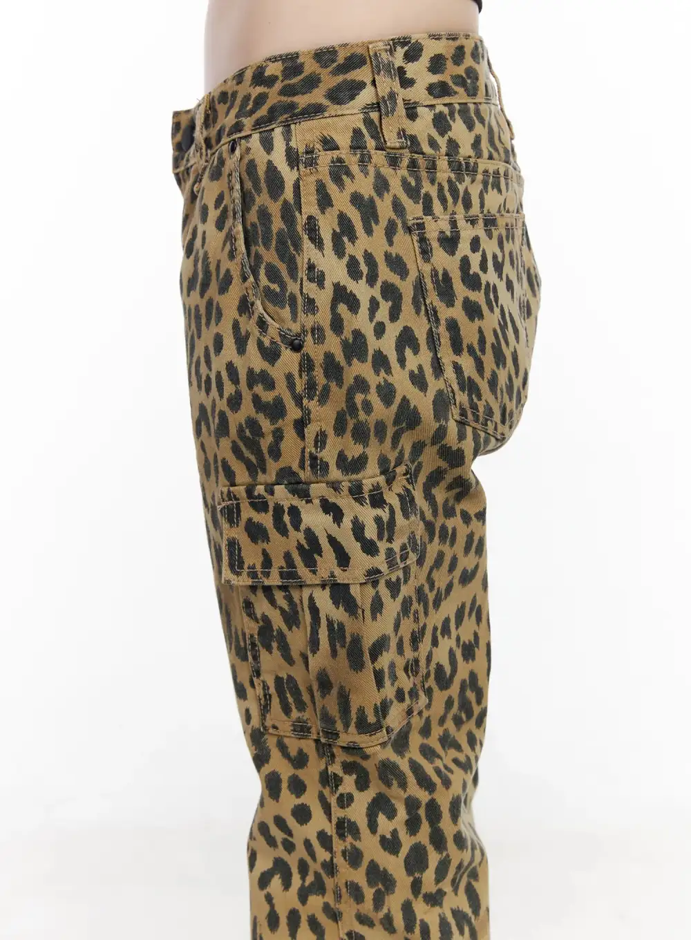 Print Bootcut Pants