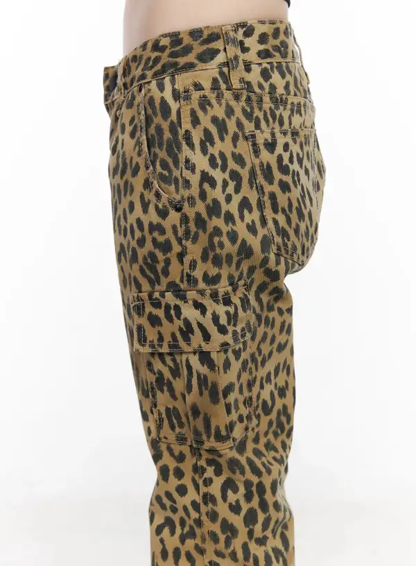 Print Bootcut Pants