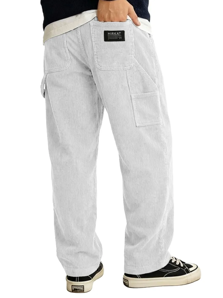 Structured Utility Pocket Relaxed Pants