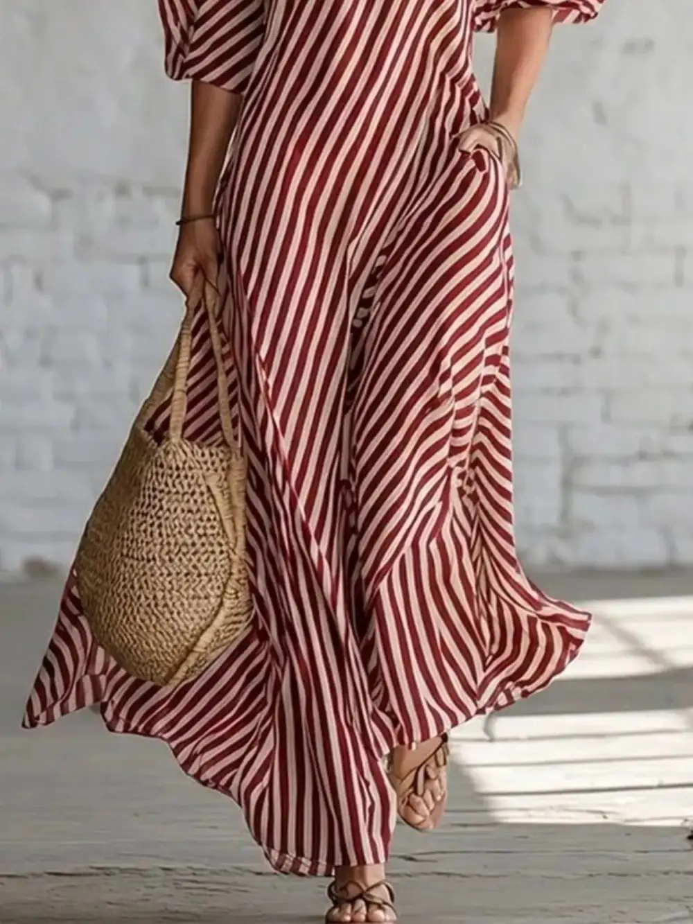 Striped Maxi Dress
