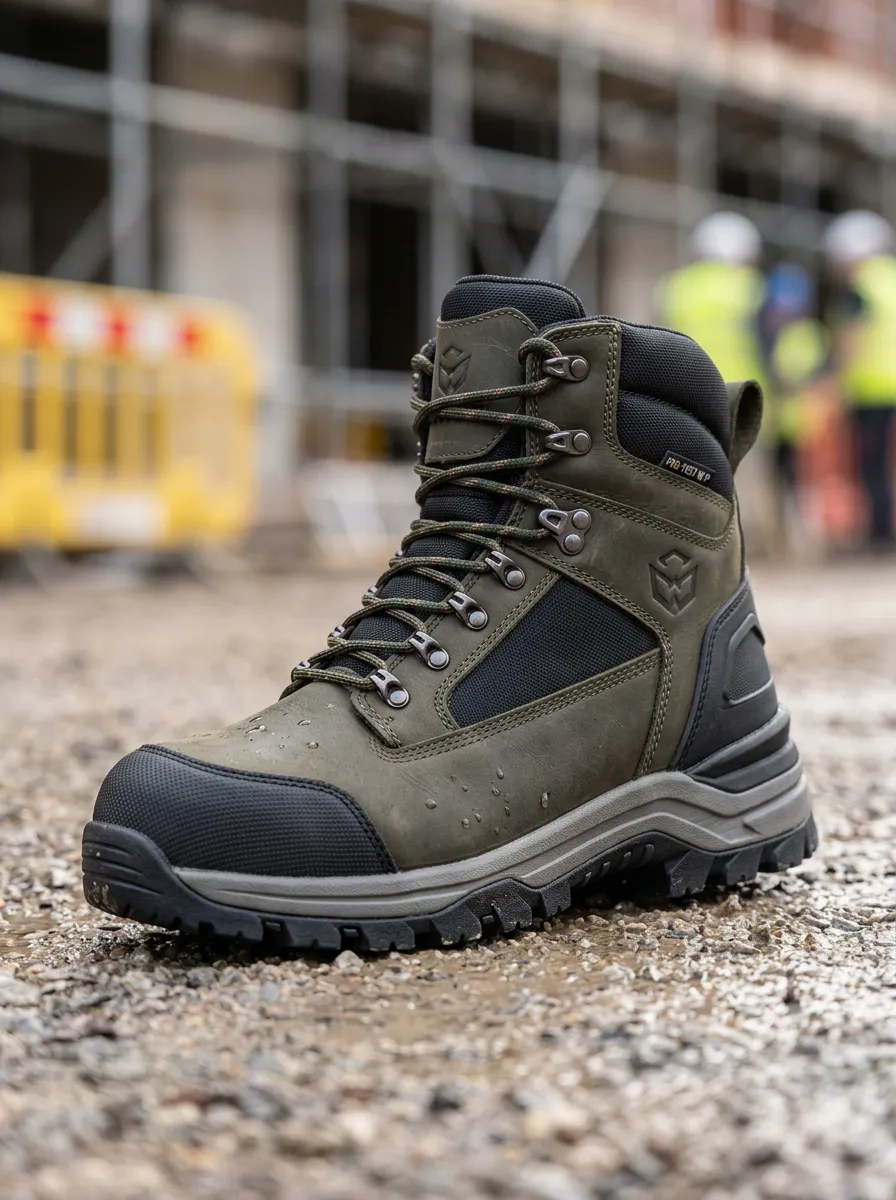 Workshop Tactical Workwear Men's Waterproof Work Boots