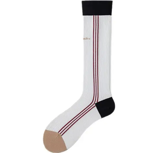Retro Striped Athletic Knee Socks