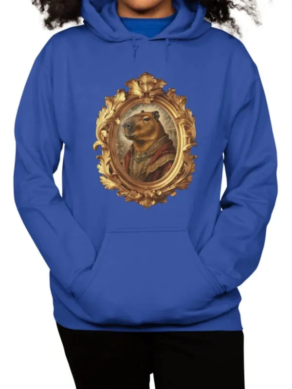 Capybara Frame Art Hoodie
